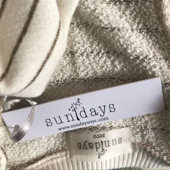 Anthropologie Sundays Striped French Terry Mini Tank Dress NWT size XS - Picture 8 of 9